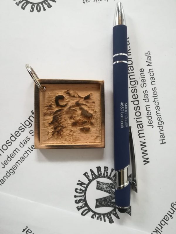 Schlüsselanhänger Tier Motive sortiert aus Holz Buche