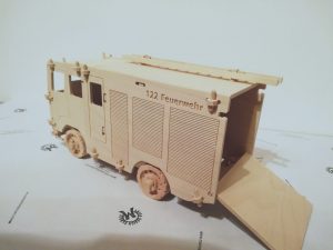 Fahrzeug Spielzeug aus Holz Design Feuerwehr