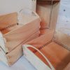 Klappbox Kiste Aufbewahrungsbox klappbar 40x30x15 cm aus Holz Buche