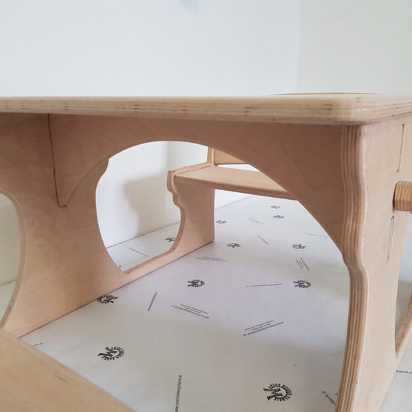 Kindersitzgruppe Sitzkombination Essbänkchen mit Tisch aus Holz Buche